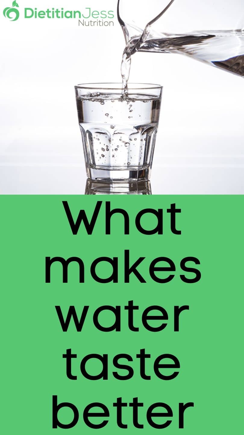 What makes water taste better