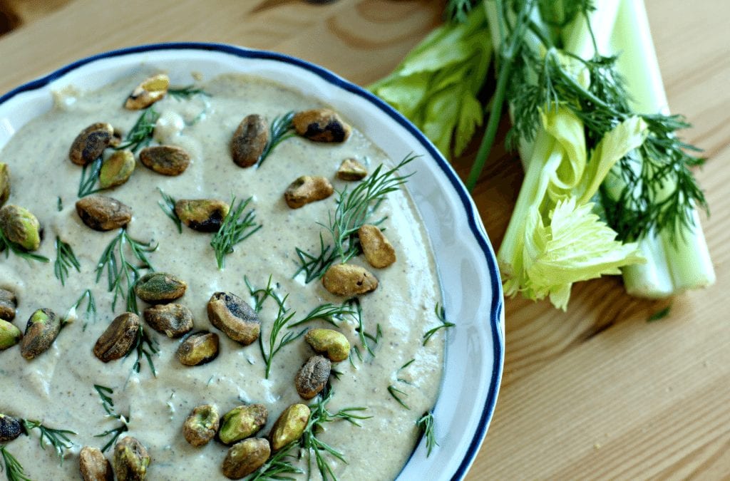 pistachio creamy soup
