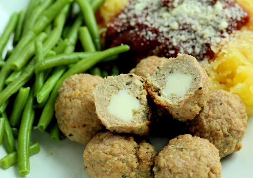 chicken parm meatballs